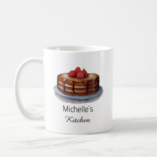 Elegant Cake Baker Pastry Chef Personalised Coffee Mug