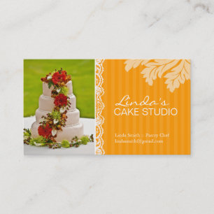 ELEGANT CAKE   BAKERY BUSINESS CARD