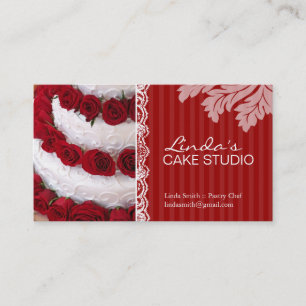 ELEGANT CAKE   BAKERY BUSINESS CARD