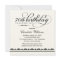 Elegant Calligraphy 70th Birthday Square