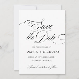 Elegant Calligraphy American Style Handwriting Invitation