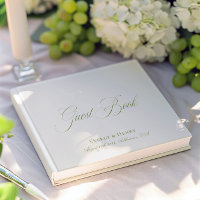 Elegant Calligraphy Beige & Sage Green Wedding