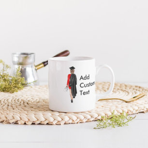 Elegant Calligraphy Custom Text Graduation Coffee  Coffee Mug