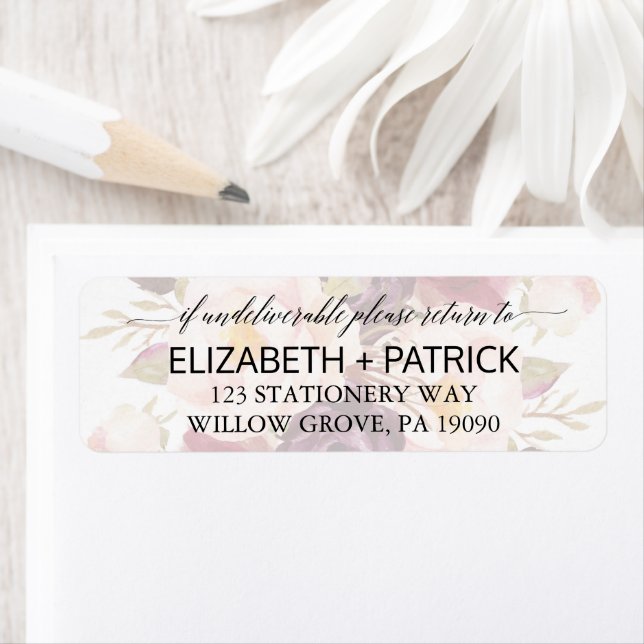 Elegant Calligraphy | Faded Floral Wedding (Insitu)