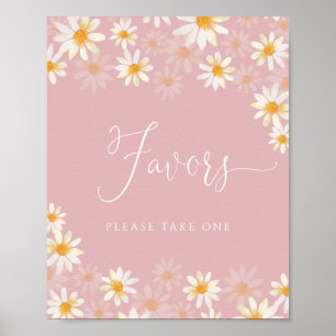 Elegant Calligraphy Favours Poster