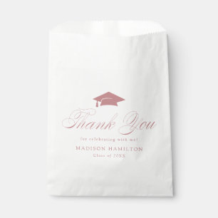 Elegant Calligraphy Graduation Thank You Favour Bags