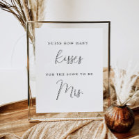 Elegant Calligraphy Guess How Many Kisses