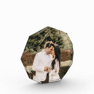 Elegant Calligraphy L-O-V-E Photo Block