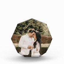 Elegant Calligraphy L-O-V-E Photo Block