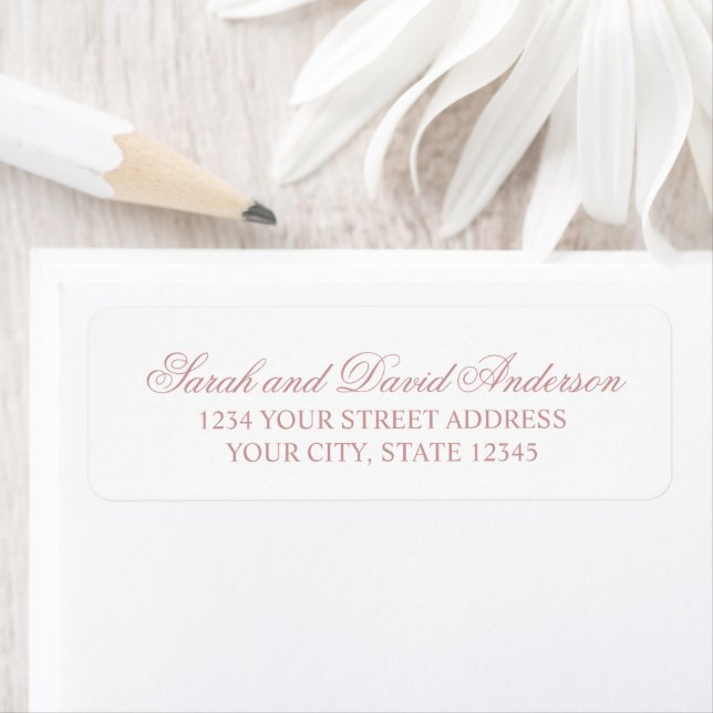 Elegant Calligraphy Modern Typography Dusty Pink (Insitu)