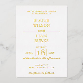 Elegant Calligraphy Modern Wedding