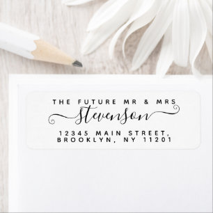 Elegant Calligraphy Script Future MR MRS Wedding