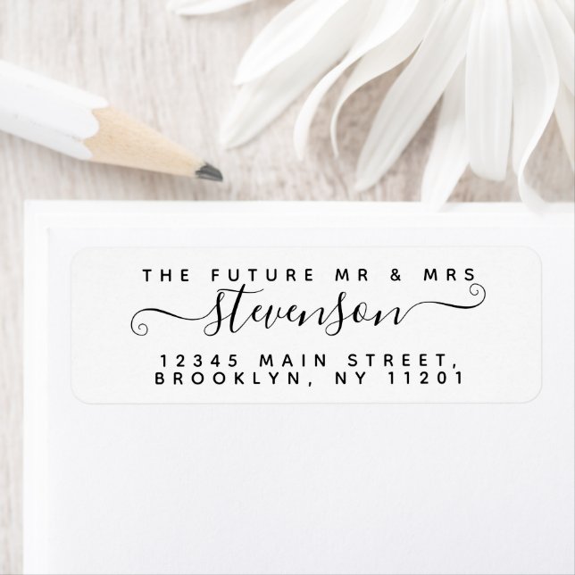 Elegant Calligraphy Script Future MR MRS Wedding (Insitu)