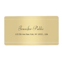 Elegant Calligraphy Script Gold Template Modern