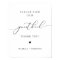 Elegant Calligraphy Script Wedding Guestbook Sign
