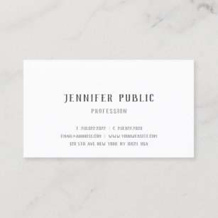 Elegant Calligraphy Simple Professional Template Business Card