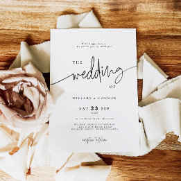 Elegant Calligraphy | The wedding of invitation