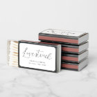 Elegant Calligraphy Wedding Favour