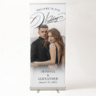 Elegant Calligraphy Wedding Photo Welcome