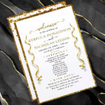 Elegant Calligraphy Wedding Program<br><div class="desc">itinerary weddings,  ceremony programs,  wedding programs,  wedding vow renewal program templates,  example of wedding program,  wedding program template</div>