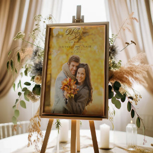 Elegant Calligraphy Welcome Poster