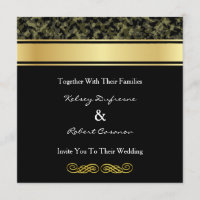 Elegant Camouflage Wedding Invitation