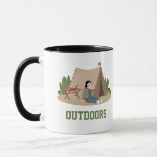 Elegant Camping Outdoors Coffee Mug take a hike