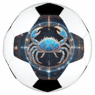 Elegant Cancer Zodiac Sign Football