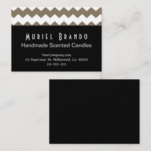 Elegant Candle Company Business Card (Front/Back)