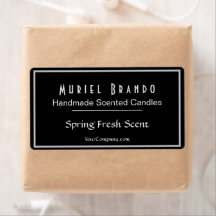 Elegant Candle Company V2 Candle Jar Label