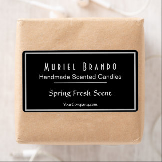 Elegant Candle Company V2 Candle Jar Label