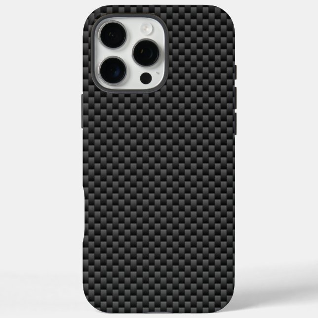 Elegant Carbon Fibre Style Background Case-Mate iPhone Case (Back)