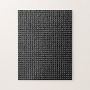 Elegant Carbon Fibre Style Print Background Jigsaw Puzzle