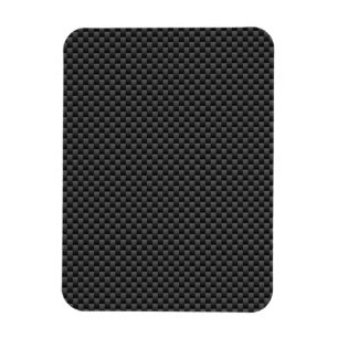 Elegant Carbon Fibre Style Print Decor Magnet