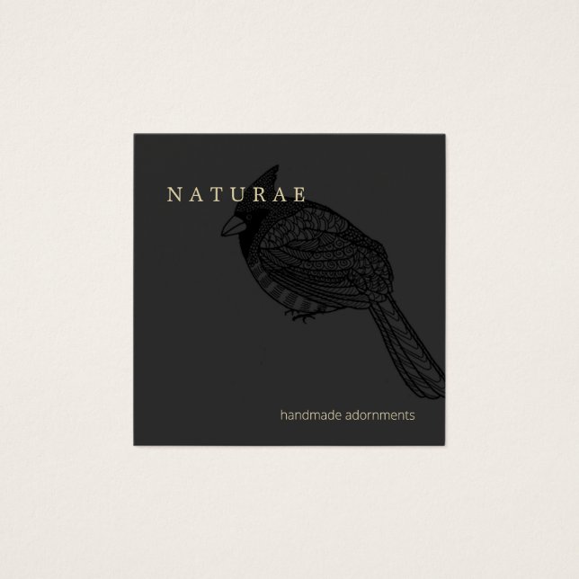 Elegant Cardinal Bird Creative  Designer (Front)