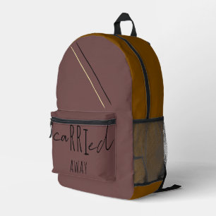 Elegant Carried Away Everyday Print Cut Sew Printed Backpack