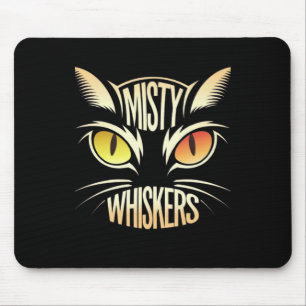 Elegant Cat Whiskers Mouse Mat