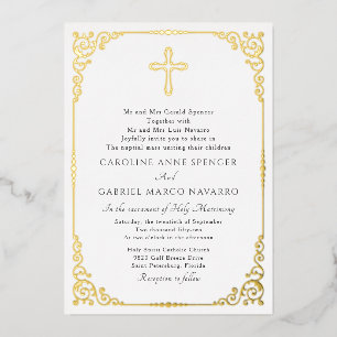 Elegant Catholic Mass Wedding
