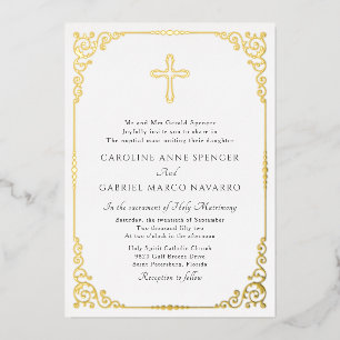Elegant Catholic Mass Wedding
