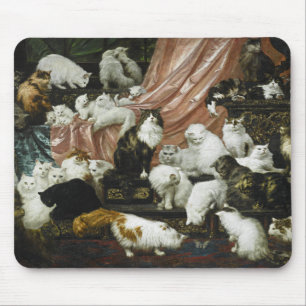 Elegant Cats Cat Lovers Mousepad