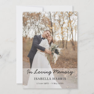 Elegant Celebration of Life Design Invitation