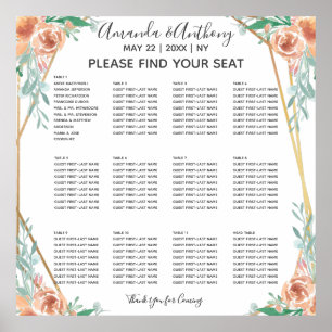 Elegant Celebration seating chart