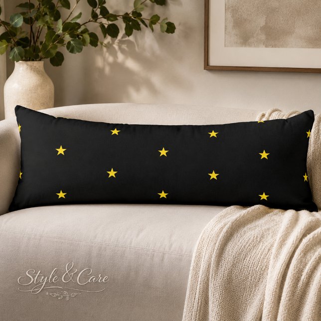 Elegant Celestial Star Pattern Body Accent Pillow (Elegant Celestial Star Pattern Body Accent Pillow)