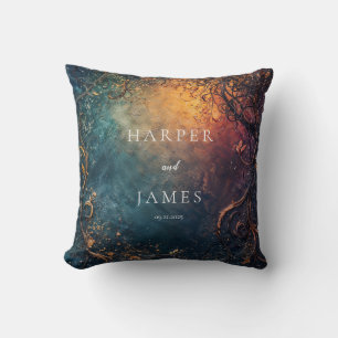 Elegant Celestial Wedding Cushion
