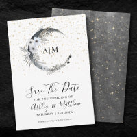 Elegant Celestial Wedding Save The Date