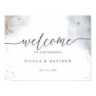 Elegant Celestial Wedding Welcome Sign
