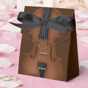 Elegant Cello Stringed Instrument Classical Music Favour Box
