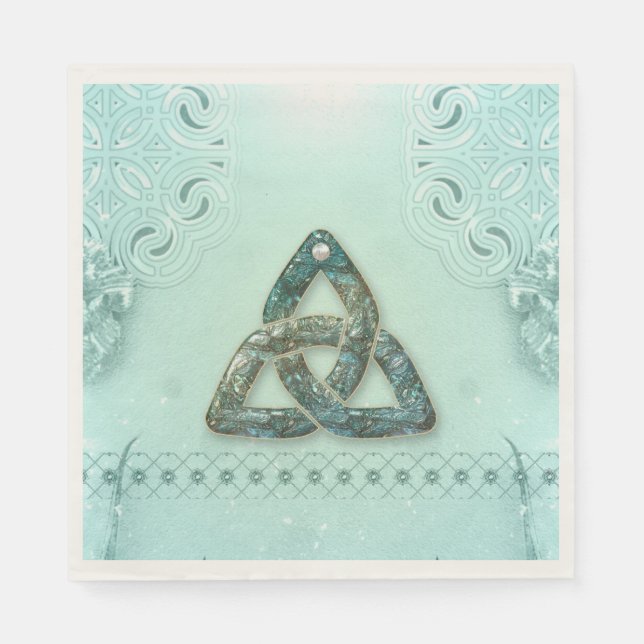 Elegant celtic knot napkin (Front)