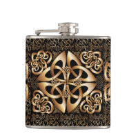 Elegant Celtic Knot on black