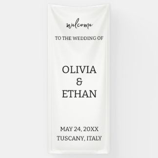 Elegant Ceremony Backdrop for Reception & Outdoor Banner